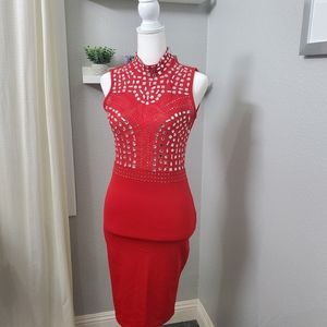 CBR NWT embellished bodycon dress